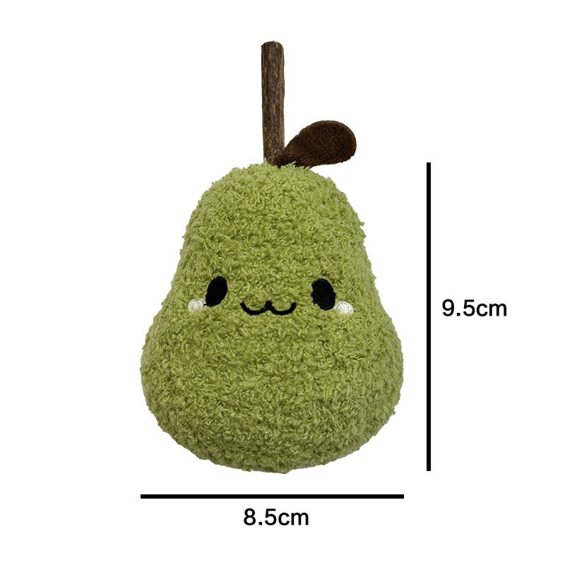 Pear Cat Chew Toy