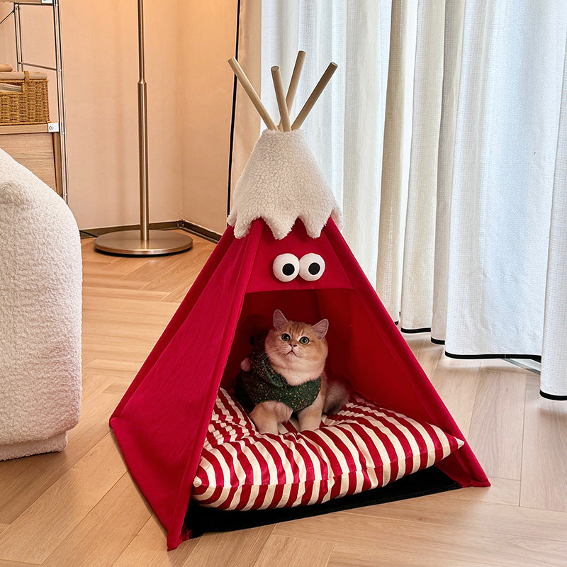 Snow-top Pet Teepee Tent