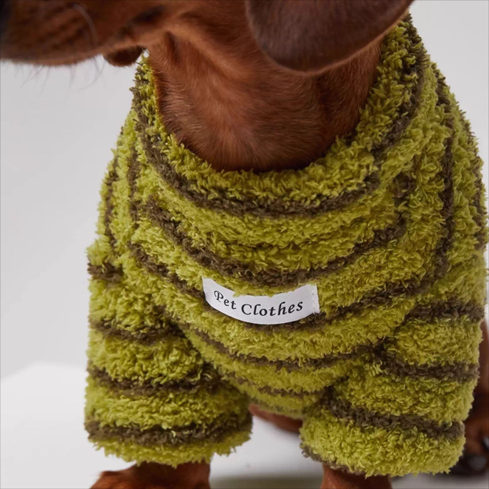 Dachshund Warm Striped Jumper
