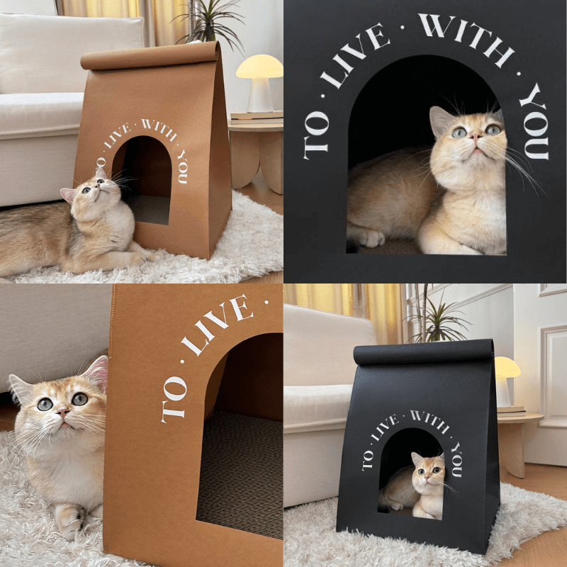 Eco-Kraft Paper Cat House